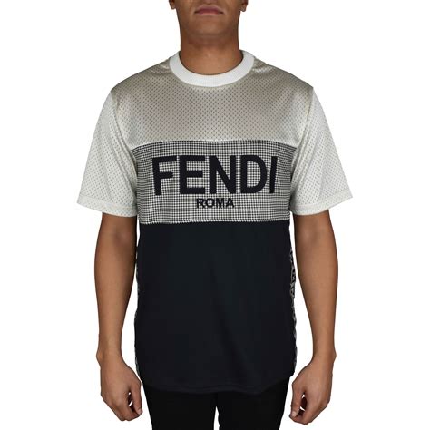 fendi t shirt sale mens|Fendi superboy t shirt.